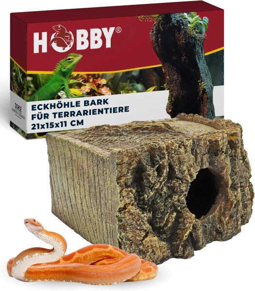 Eckhöhle Bark, 21x15x11cm