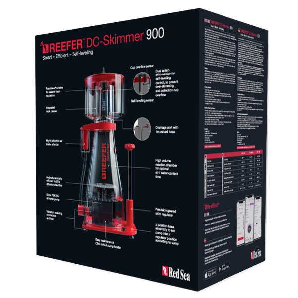 Reefer Skimmer 900 mit DC Pump (Controller exklusiv) Eiweißabschäumer Red Sea