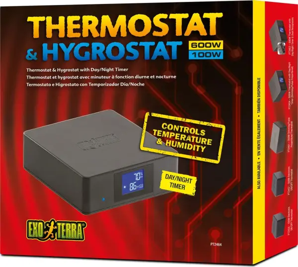 ExoTerra Thermostat+Hygrostat mit Timer