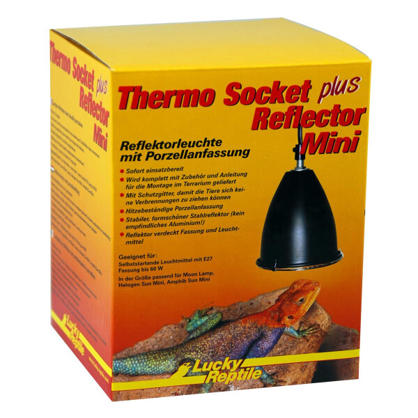 Thermo Socket + Reflector schwarz mini
