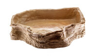 Felsschale L  flach Sand 1250ml 30x28x5