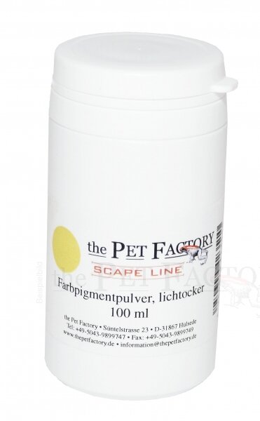 Farbpigmentpulver licht ocker 100ml