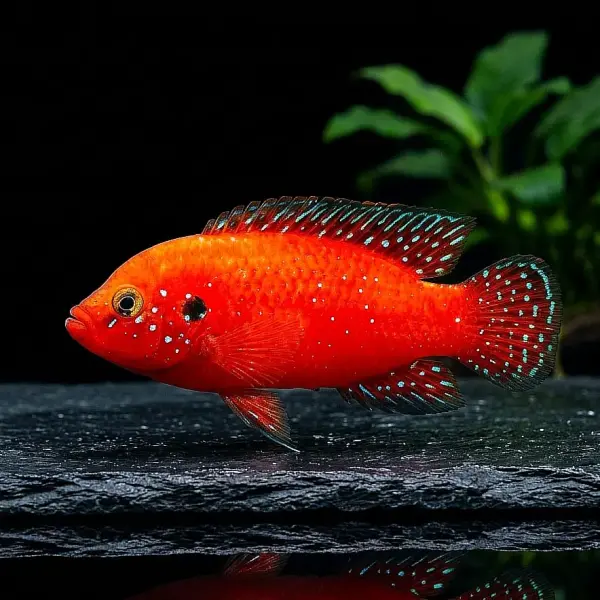 Roter Juwelenbarsch / Hemichromis exsul
