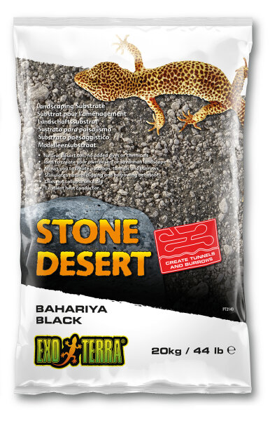 Bahariya Black Stone Desert 20kg Exo Terra