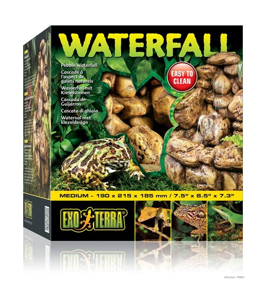 Wasserfall Kiesel mittel inkl. Pumpe Exo Terra