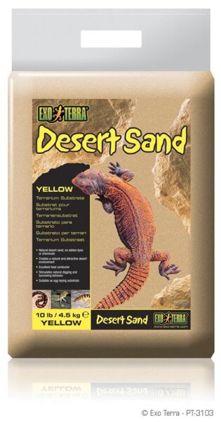 Desert Sand gelb Substrat 4,5kg Exo Terra