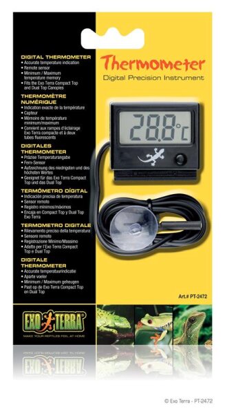 Exo Terra LED Thermometer mit Messfühler
