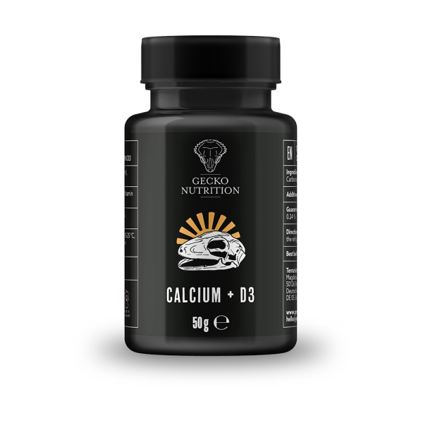 Calcium + D3 50g Gecko Nutrition